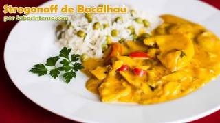 Strogonoff de Bacalhau [upl. by Jocelin]