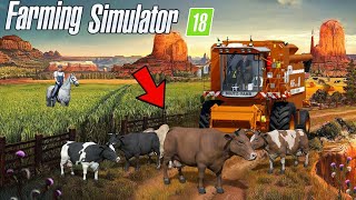 Buy Cows amp Sheeps With JCB Tractor in Fs 18  Fs 18 Multiplayer  Timelapse [upl. by Eiralih]