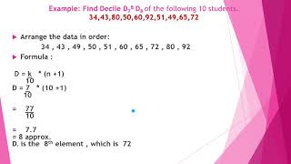 Statistics Decile in Urdu Saima Academy [upl. by Anorahs]