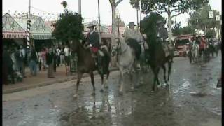 FERIA DE ABRIL DE SEVILLA 2010CABALLISTAS Y ENGANCHES [upl. by Galen]