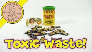 Toxic Waste Candy and Yellow Bank with Bonus Stickers [upl. by Sennahoj]