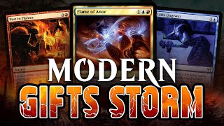 MAJOR UPGRADES FOR GIFTS STORM Flame of Anor — Modern Izzet Storm Combo  Magic The Gathering MTG [upl. by Leumas573]