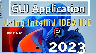 How To Use GUI Designer In IntelliJ IDEA IDE 2023  First Java Swing GUI Application with IntelliJ [upl. by Nims]