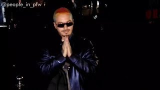 J Balvin  Dior Menswear fashion show  18012019 [upl. by Lela132]