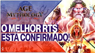 Age of Mythology Retold Tudo sobre a volta do MELHOR RTS já FEITO [upl. by Ariahay]