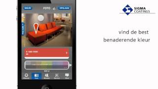 Sigma ColourMate app België [upl. by Ardeid]