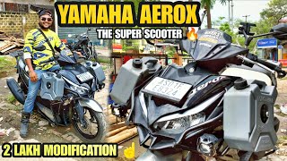 Fully Loaded Yamaha Aerox 150cc the Super Scooter 2023 🔥🏍️ [upl. by Helsell]