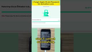 I Forgot Apple ID and Password for Activation Lock activationlock bypassicloud shorts [upl. by Adrahs]