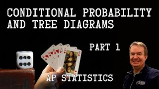 Pair of Kings or a Pair of Aces Part 1  Conditional Probability and Tree Diagrams  AP Stats Medic [upl. by Cathe]