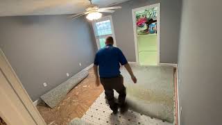 Carpet Installation Timelapse [upl. by Ricketts434]