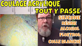 TECHNIQUE ACRYLIQUE INATTENDUE TOUT Y PASSE DU SILICONE A LA RÉSINE [upl. by Willcox635]