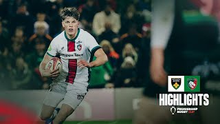 Highlights Northampton Saints v Leicester Tigers  Round One  Premiership Rugby Cup [upl. by Hercule623]