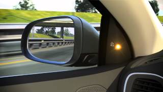 Volvo V40 2013 enhanced BLIS system [upl. by Carry]