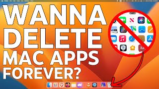 Delete or Uninstall Apps from Mac  MacOS MacBook Air Pro Settings [upl. by Artenak]