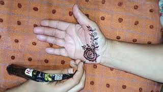 Easy 3D Style Floral Henna Design Simple Bridal Mehndi for hands [upl. by Diaz174]