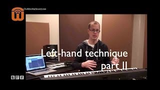 Left hand piano technique part 2 [upl. by Bradford]