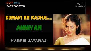 2005  Kumari En Kadhal  Anniyan  Harris Jayaraj 🎼 51 SURROUND 🎧 BASS BOOSTED 🎧 SVP Beats [upl. by Gina]