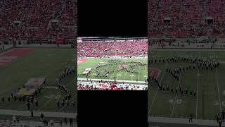 Ohio State Marching Band mocks Michigan during halftime show shorts [upl. by Nhabois874]