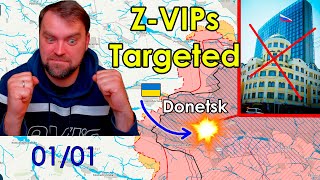 Update from Ukraine  Ukraine Targeted VIP Ruzzain officers in Donetsk  Great start of 2024 [upl. by Anitsyrhc]