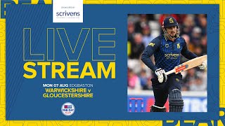 🔴 LIVE  Warwickshire vs Gloucestershire  Metro Bank One Day Cup [upl. by Aicilehp]