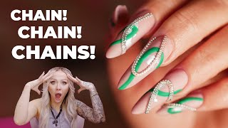 How To Create Chain Nails Featuring FAY [upl. by Aiekam]