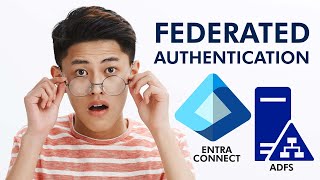 Hybrid Identity with Federated Authentication Microsoft Entra ID  ADFSPart 1 [upl. by Eyak782]