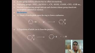 ARYL HALIDES NUCLEOPHILIC SUBSTITUTION [upl. by Teresina]