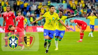 Brazil vs Belgium  World Cup 2018  Highlights HD [upl. by Einneg136]