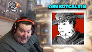 Aimbotcalvin RETURNS for Overwatch 2 [upl. by Yorker102]