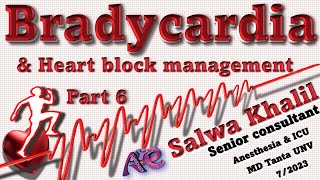 ECG part 6 Bradycardia amp Heart block management AHA Guidelines 2022 [upl. by Fannie]