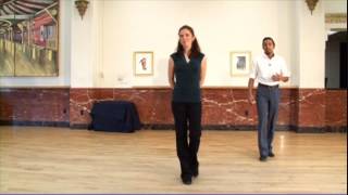 Josh and Pam Lindy Hop Basic Step [upl. by Aivatnuhs]