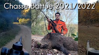 CHASSE BATTUE 20212022 Compilation tirs sur Sangliers Chevreuil Renard [upl. by Airotal]