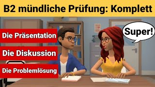 Mündliche Prüfung Deutsch B2  Die Präsentation die Diskussion und die Problemlösung [upl. by Magdalena]