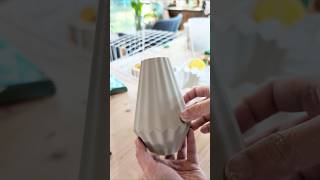 Making a Ceramic Vase from a 3D print ceramics slipcasting 3dprinting handmade pottery [upl. by Ajiram]