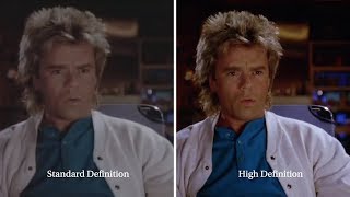 MacGyver HD Remaster by CBS First Glance SidebySide Comparison [upl. by Androw23]