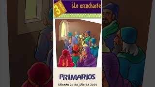 📖 Lección 3 Primarios 👨‍👩‍👧‍👦 quot¿Lo escuchastequot RESUMEN 3er Trim 2024 Shorts ETLL [upl. by Gomar926]