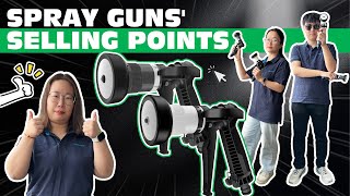 Spray Guns Selling Points [upl. by Elleuqram]