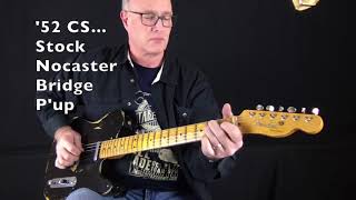 Telecaster Pickup Comparison Demo  Vintage Fender Kinman Barden [upl. by Eentruok379]