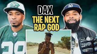 AMERICAN RAPPER REACTS TO Dax  quotTHE NEXT RAP GODquot One Take Video [upl. by Bower16]