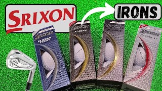 IRON SPIN  Srixon Z Star Z Star XV Z Star Diamond and Q Star Tour [upl. by Kerrie]