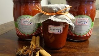 DIY ZwetschgenMarmelade selbst einkochen mit dem Thermomix [upl. by Atsilac]