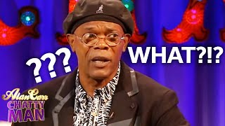 Samuel L Jackson Is Taken Back By Alan Carrs Humour  Alan Carr Chatty Man [upl. by Alleuqcaj]