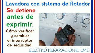 Lavadora general electric no exprime Cómo reemplazar interruptor de seguridad de la puerta [upl. by Cohen]