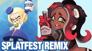 Splatoon 2 Remix ► Dj CUTMAN ▸ Color Pulse Off The Hook Splatfest Theme Song ▸ GameChops [upl. by Aerdnua167]