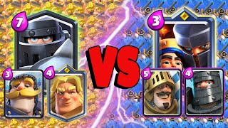 KNIGHT TEAM Vs PRINCE TEAM  3v4  Clash Royale Challenge [upl. by Preciosa]