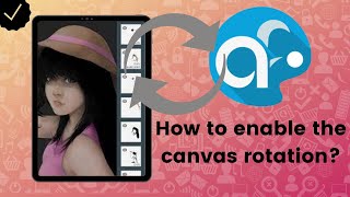 How to enable the canvas rotation on ArtFlow [upl. by Klemperer592]