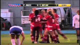 Kelly Pannell of Baylor with a goal from 10 yards outside of box at 2011 TSSAA Div II Class 2A Girls [upl. by Yeaton737]