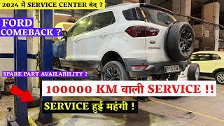 FORD ECOSPORT DIESEL की 100000 KM वाली SERVICE   SERVICE COST  FORD COMEBACK NEWS  ford [upl. by Adnahs]