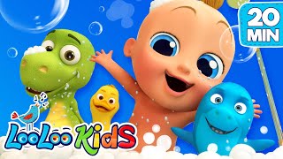 Bath Time with JOHNY Collection with Fun Kids Songs by LooLoo Kids Nursery Rhymes [upl. by Zerep]