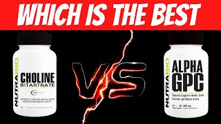 Which is the Best Nootropic  Alpha GPC or Choline Bitartrate [upl. by Baum]